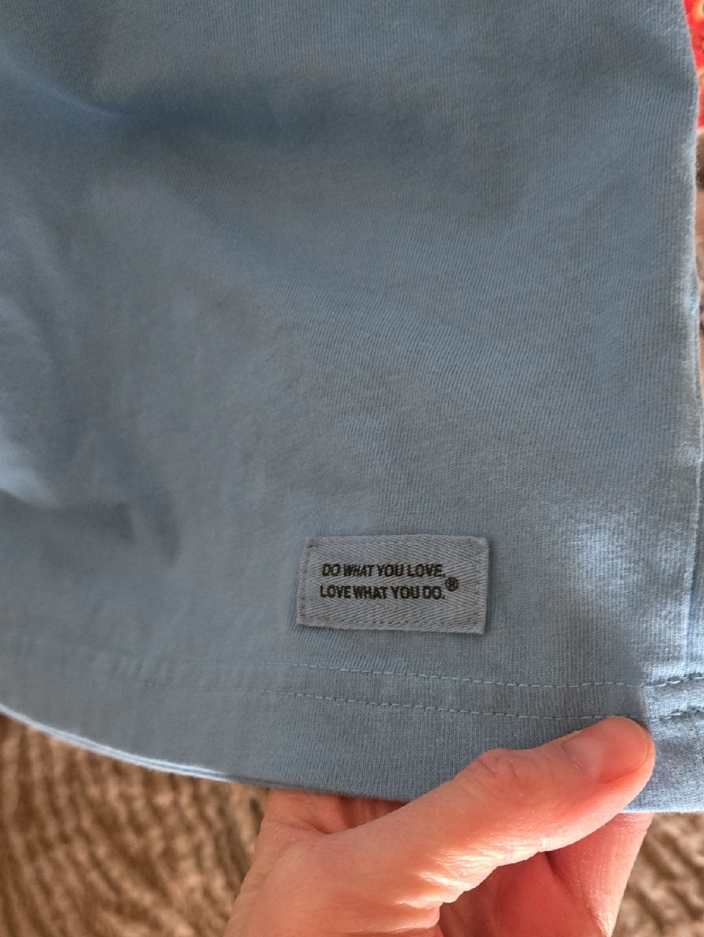 Life Is Good Mens Crusher T-shirt Size Large Blue Fish Outdoor Hiking Cotton - Picture 8 of 8
